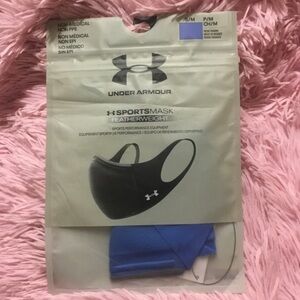 Under Armour Black and Blue Sports Mask